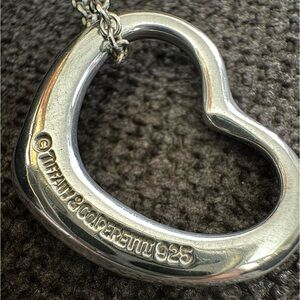 Tiffany & Co. Peretti open heart necklace